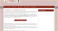 Desktop Screenshot of 1a-telefonsex.com